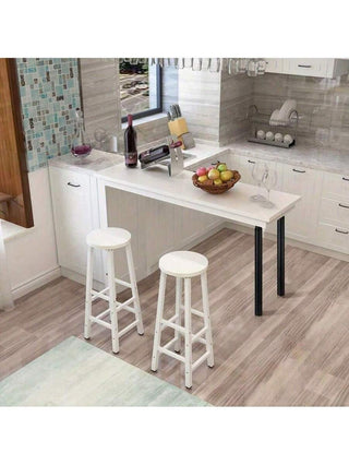 AYNEX Adjustable Metal Table Legs Set | 710-1100mm Height | 60mm Diameter Black Iron | DIY Dining Table, Coffee Table & Desk Legs | 50kg Load | Breakfast Bar & Worktop Legs