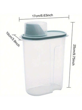 AYNEX Airtight Food Storage Containers Set 4PCS Pour Spout Kitchen Cereal Rice Dispenser