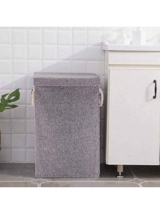 AYNEX Large Laundry Basket with Lid 72L Folding Clothes Hamper Dirty Washing Storage Bin Bag 40x30x60cm Bedroom Bathroom Laundry Room
