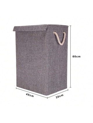 AYNEX Large Laundry Basket with Lid 72L Folding Clothes Hamper Dirty Washing Storage Bin Bag 40x30x60cm Bedroom Bathroom Laundry Room