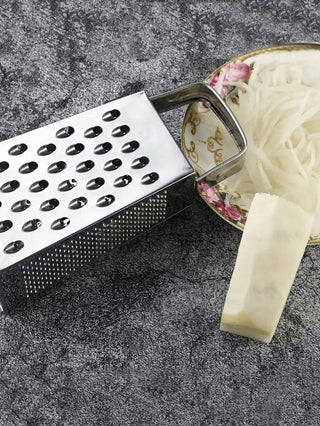 AYNEX Stainless Steel Box Grater | 4-Sided Vegetable & Cheese Shredder | Multi-Use Kitchen Grater for Carrots, Potatoes & More