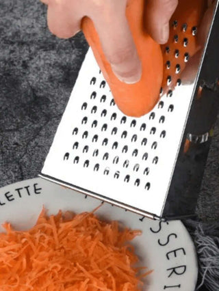 AYNEX Stainless Steel Box Grater | 4-Sided Vegetable & Cheese Shredder | Multi-Use Kitchen Grater for Carrots, Potatoes & More