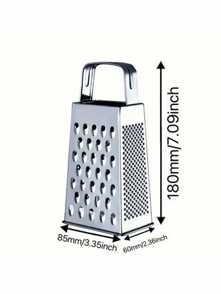 AYNEX Stainless Steel Box Grater | 4-Sided Vegetable & Cheese Shredder | Multi-Use Kitchen Grater for Carrots, Potatoes & More