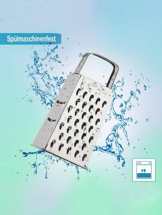 AYNEX Stainless Steel Box Grater | 4-Sided Vegetable & Cheese Shredder | Multi-Use Kitchen Grater for Carrots, Potatoes & More