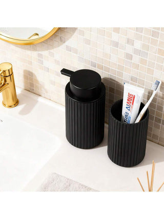 AYNEX Farmhouse Soap Dispenser | Black Foam Hand Wash & Dish Soap Pump | Bathroom Kitchen Decor | Home Living Storage Container