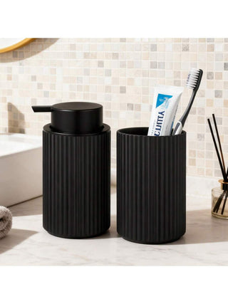 AYNEX Farmhouse Soap Dispenser | Black Foam Hand Wash & Dish Soap Pump | Bathroom Kitchen Decor | Home Living Storage Container