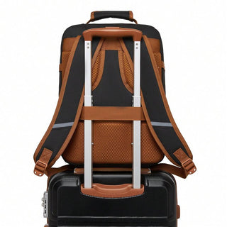 AYNEX 40x30x20 Ryanair Approved Cabin Backpack 24L | Water Repellent Travel Bag | Laptop Backpack 15.6" Clamshell Organiser | Black