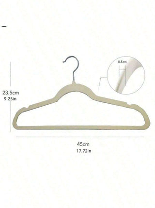 AYNEX Premium Non-Slip Velvet Flocked Clothes Hanger Heavy Duty Iron Coat & Suit Hanger Durable Wardrobe Organiser Multicolour